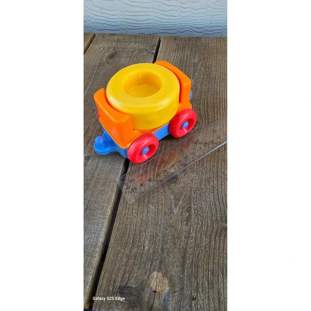 Fisher Price Little People Train Car Cement Mixer DMC44 Multi Color 2015 Mattel